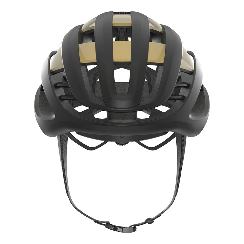 Caschi Bici Strada Casco Bici Abus Airbreaker Nero Oro 2 Caschi Bici Strada Casco Bici Abus Airbreaker Nero Oro - immagine 2