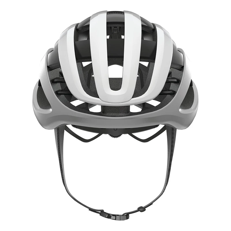 Caschi Bici Strada Casco Bici Abus Airbreaker Argento Bianco 2 Caschi Bici Strada Casco Bici Abus Airbreaker Argento Bianco - immagine 2