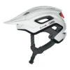 Mtb Casco Bici Abus Cliffhanger Quin Shiny Bianco