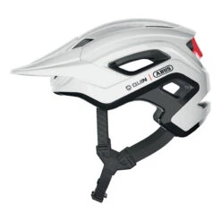 Mtb Casco Bici Abus Cliffhanger Quin Shiny Bianco