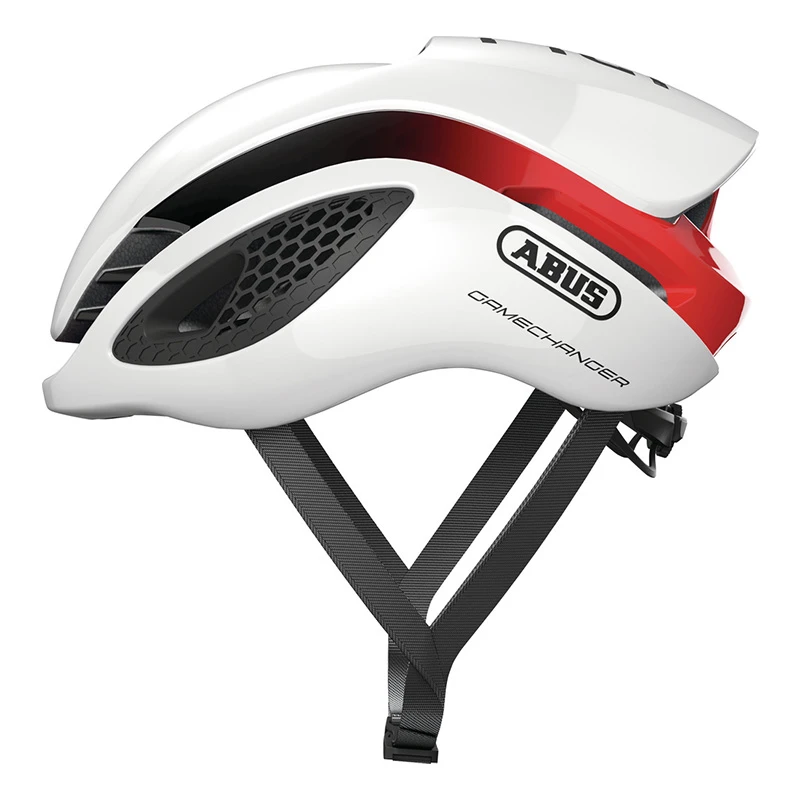 Caschi Bici Strada Casco Bici Abus Gamechanger Bianco Rosso 1 Caschi Bici Strada Casco Bici Abus Gamechanger Bianco Rosso