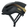 Caschi Bici Strada Casco Bici Abus Gamechanger Nero Oro