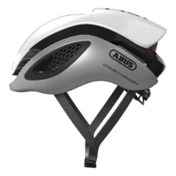 Caschi Bici Strada Casco Bici Abus Gamechanger Argento Bianco