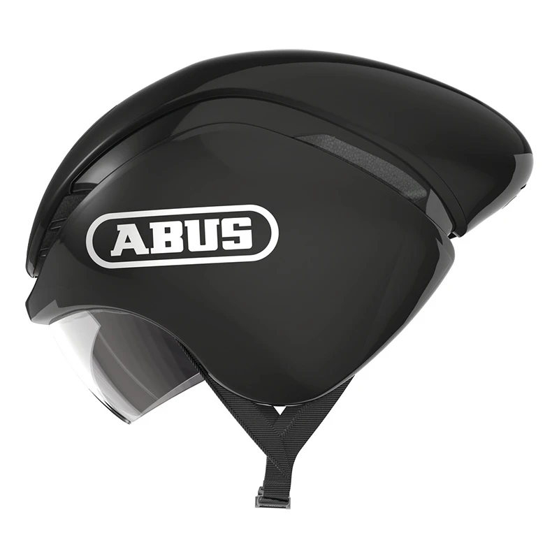 Caschi Bici Strada Casco Bici Abus Gamechanger Tt Shiny Nero 1 Caschi Bici Strada Casco Bici Abus Gamechanger Tt Shiny Nero