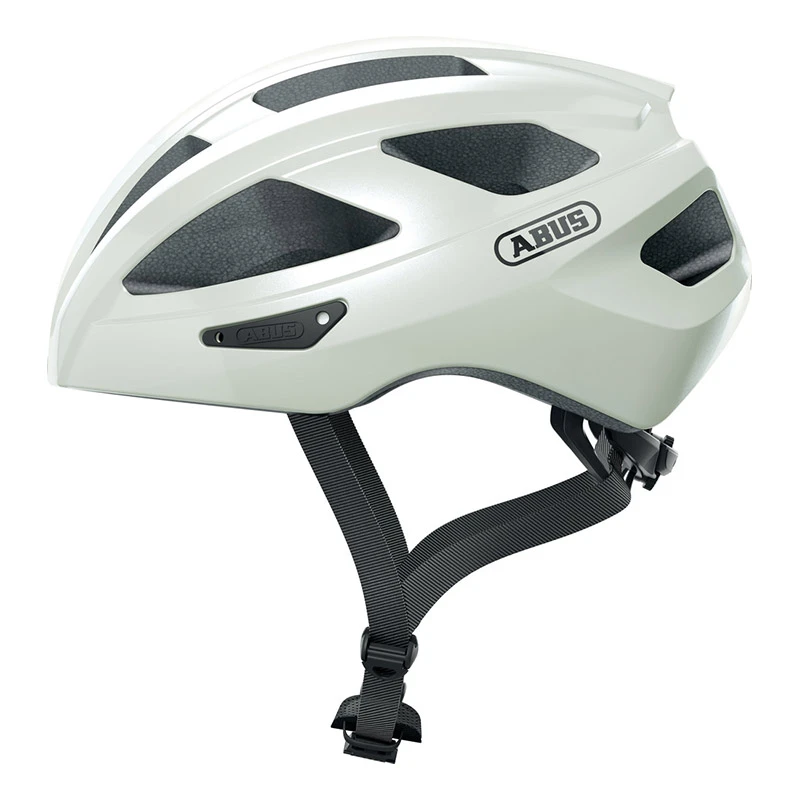 Caschi Bici Strada Casco Bici Abus Macator Pearl Bianco 1 Caschi Bici Strada Casco Bici Abus Macator Pearl Bianco