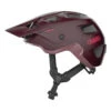 Mtb Casco Bici Abus Modrop Wildberry Rosso