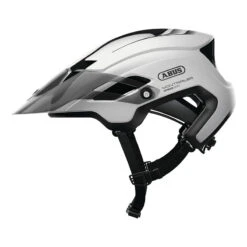 Mtb Casco Bici Abus Montrailer Polar Bianco