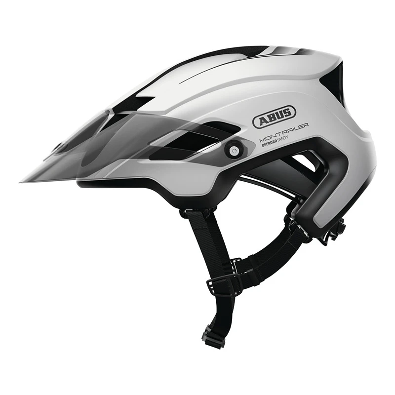 Mtb Casco Bici Abus Montrailer Polar Bianco 1 Mtb Casco Bici Abus Montrailer Polar Bianco