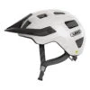 Mtb Casco Abus Motrip Mips Shiny Bianco