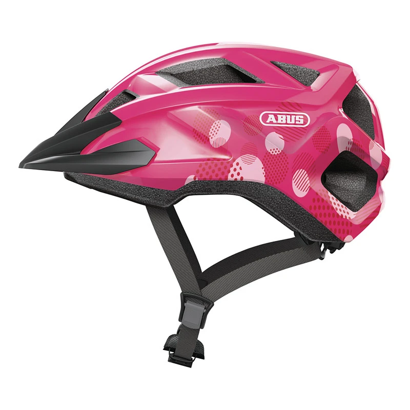 Caschi Bici Strada Casco Bimbo Abus Mountz Fucsia Rosa 1 Caschi Bici Strada Casco Bimbo Abus Mountz Fucsia Rosa