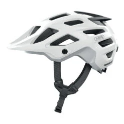 Mtb Casco Bici Abus Moventor 2.0 Shiny Bianco
