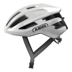Caschi Bici Strada Casco Abus Powerdome Shiny Bianco