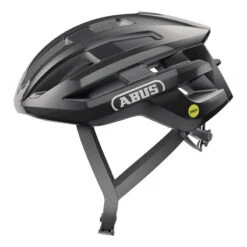 Caschi Bici Strada Casco Abus Powerdome Mips Shiny Nero