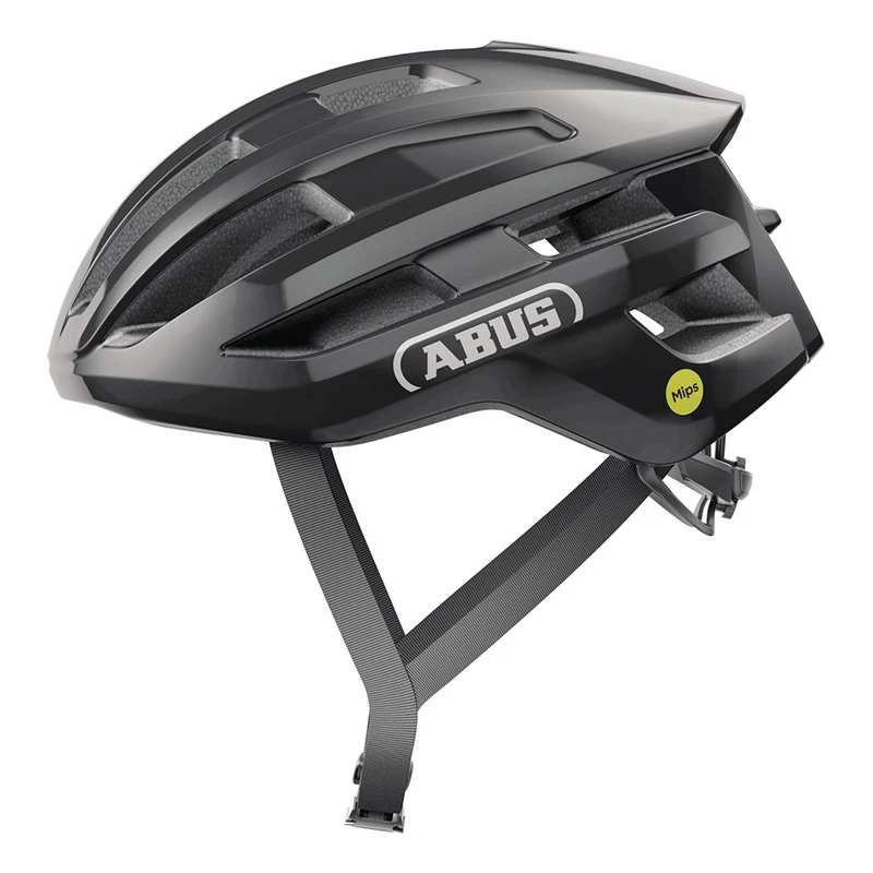 Caschi Bici Strada Casco Abus Powerdome Mips Shiny Nero 1 Caschi Bici Strada Casco Abus Powerdome Mips Shiny Nero