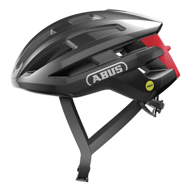 Caschi Bici Strada Casco Abus Powerdome Mips Titanio 1 Caschi Bici Strada Casco Abus Powerdome Mips Titanio