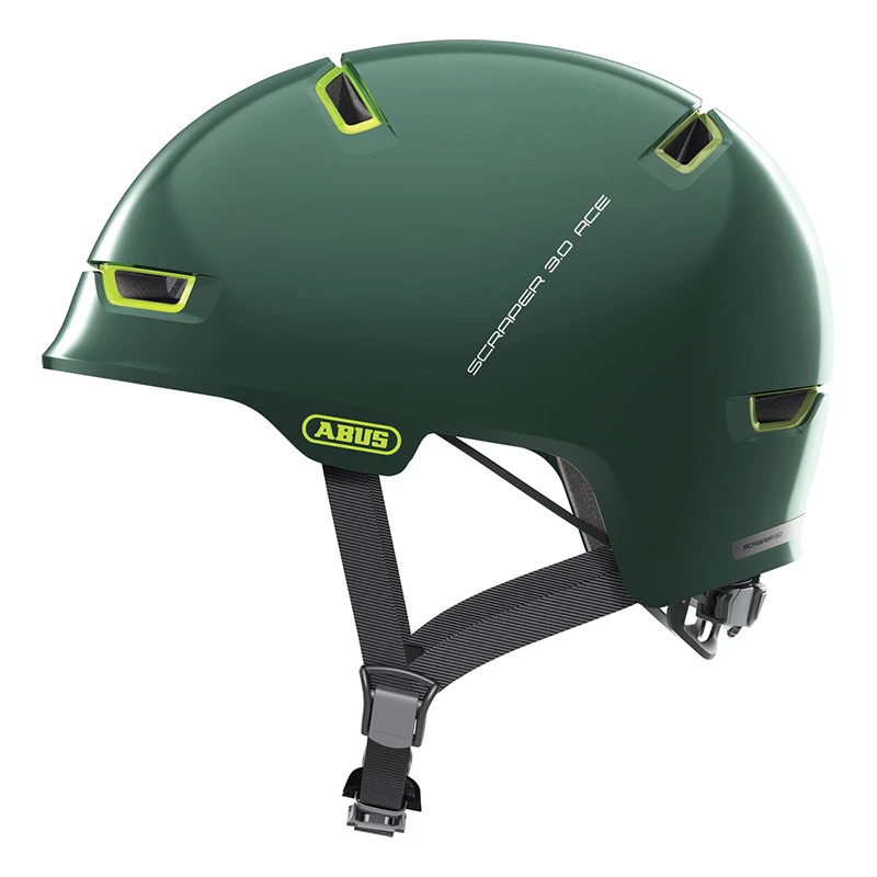 Caschi Bici Strada Casco Abus Scraper 3.0 Ace Ivy Verde 1 Caschi Bici Strada Casco Abus Scraper 3.0 Ace Ivy Verde