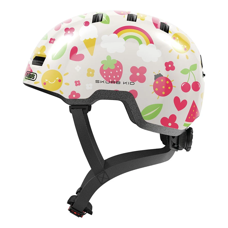 Caschi Bici Strada Casco Bimbo Abus Skurb Kid Cream Summer 1 Caschi Bici Strada Casco Bimbo Abus Skurb Kid Cream Summer