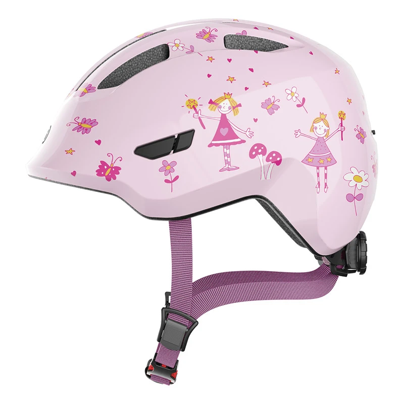 Caschi Bici Strada Casco Bimbo Abus Smiley 3.0 Rose Princess 1 Caschi Bici Strada Casco Bimbo Abus Smiley 3.0 Rose Princess
