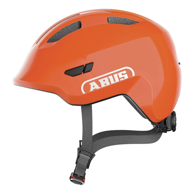 Caschi Bici Strada Casco Bimbo Abus Smiley 3.0 Shiny Arancio 1 Caschi Bici Strada Casco Bimbo Abus Smiley 3.0 Shiny Arancio