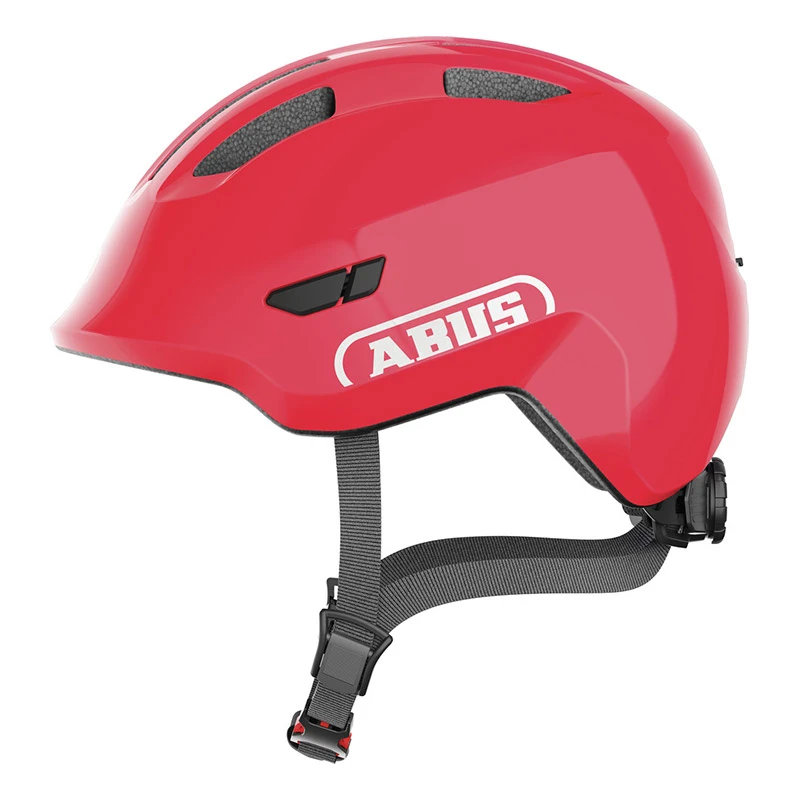 Caschi Bici Strada Casco Bimbo Abus Smiley 3.0 Shiny Rosso 1 Caschi Bici Strada Casco Bimbo Abus Smiley 3.0 Shiny Rosso