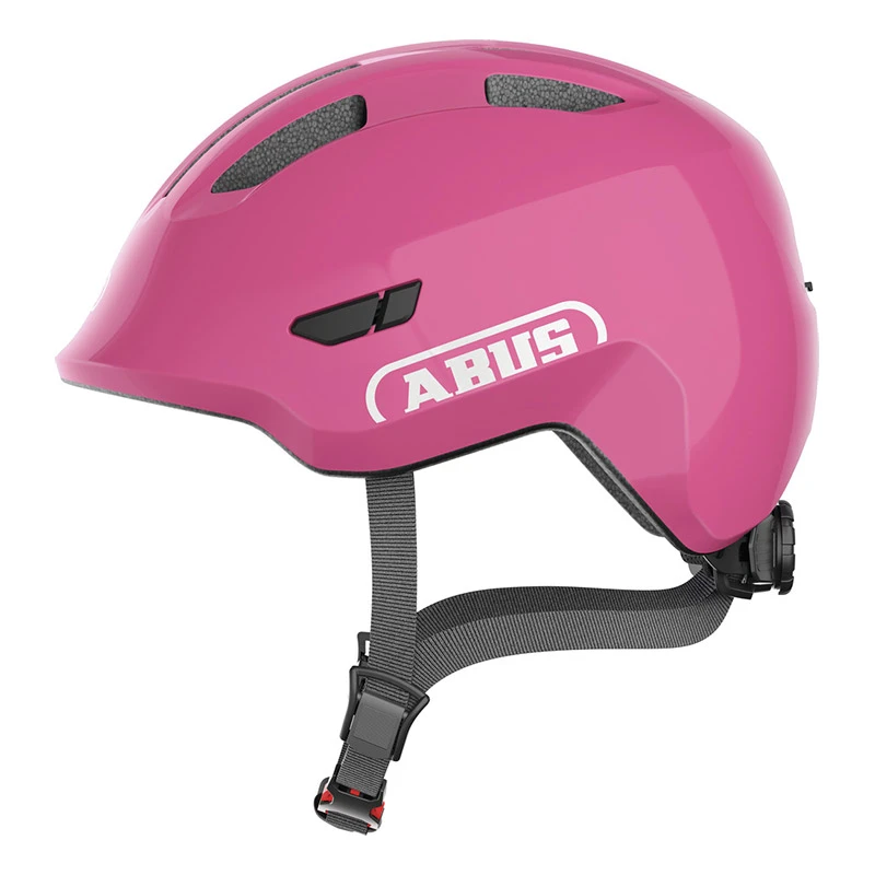 Caschi Bici Strada Casco Bimbo Abus Smiley 3.0 Shiny Rosa 1 Caschi Bici Strada Casco Bimbo Abus Smiley 3.0 Shiny Rosa