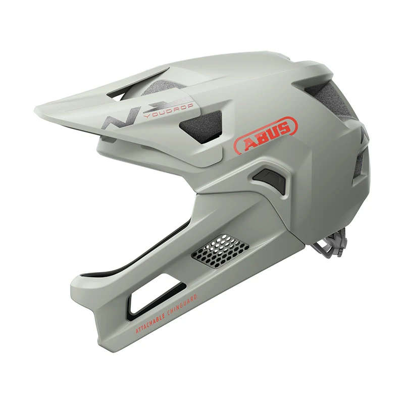 Downhill Casco Bimbo Abus Youdrop Ff Chalk Grigio 1 Downhill Casco Bimbo Abus Youdrop Ff Chalk Grigio