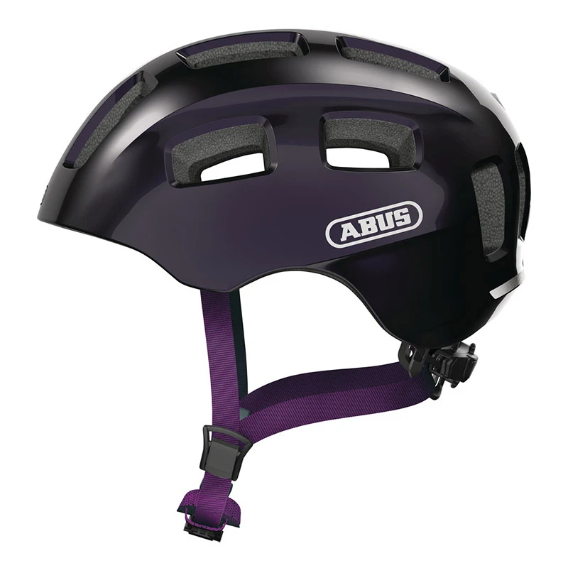 Caschi Bici Strada Casco Bimbo Abus Youn-i 2.0 Nero Viola 1 Caschi Bici Strada Casco Bimbo Abus Youn-i 2.0 Nero Viola
