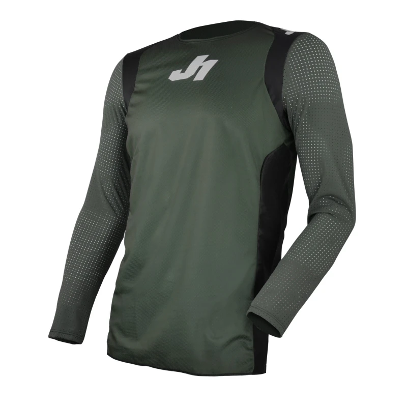 Maglie Maglia Just-1 J Flex Mtb Ls Hype Army Verde 1 Maglie Maglia Just-1 J Flex Mtb Ls Hype Army Verde