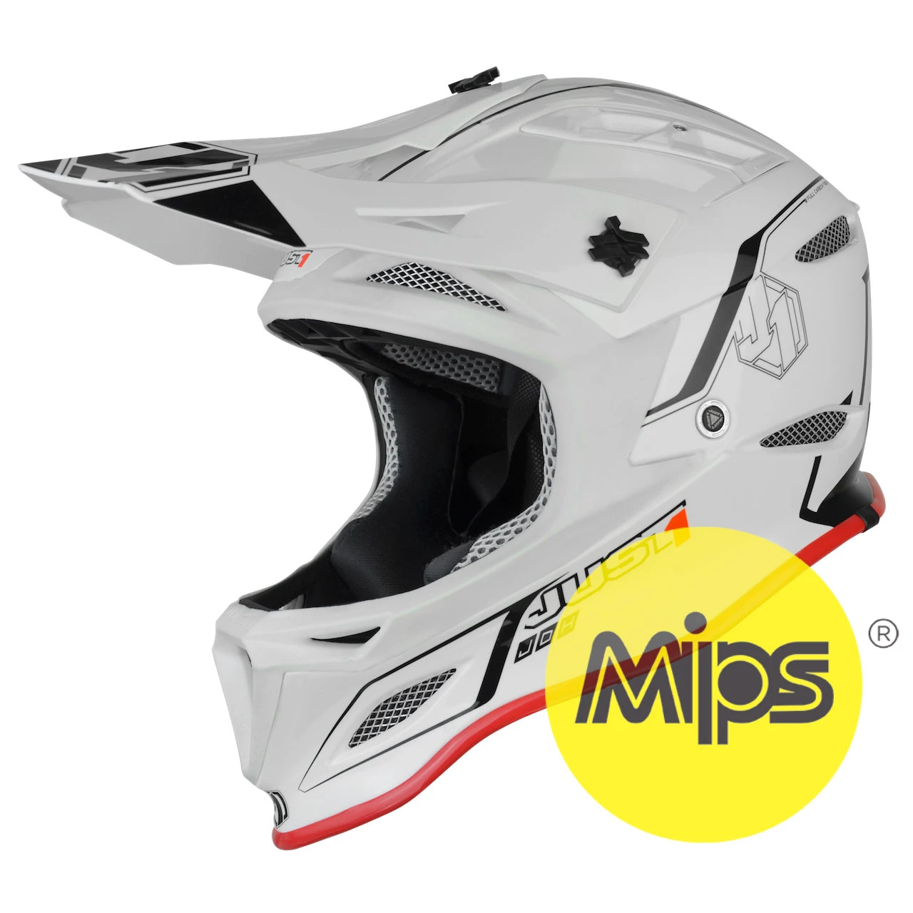 Just-1 Jdh Elements Mips Downhill Bianco Nero 1 Just-1 Jdh Elements Mips Downhill Bianco Nero