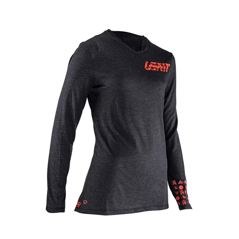 Maglie Maglia Mtb Donna Leatt Gravity 2.0 Nero 1 Maglie Maglia Mtb Donna Leatt Gravity 2.0 Nero