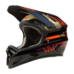 Oneal Downhill Casco Bici O Neal Backflip Eclipse Arancio Blu