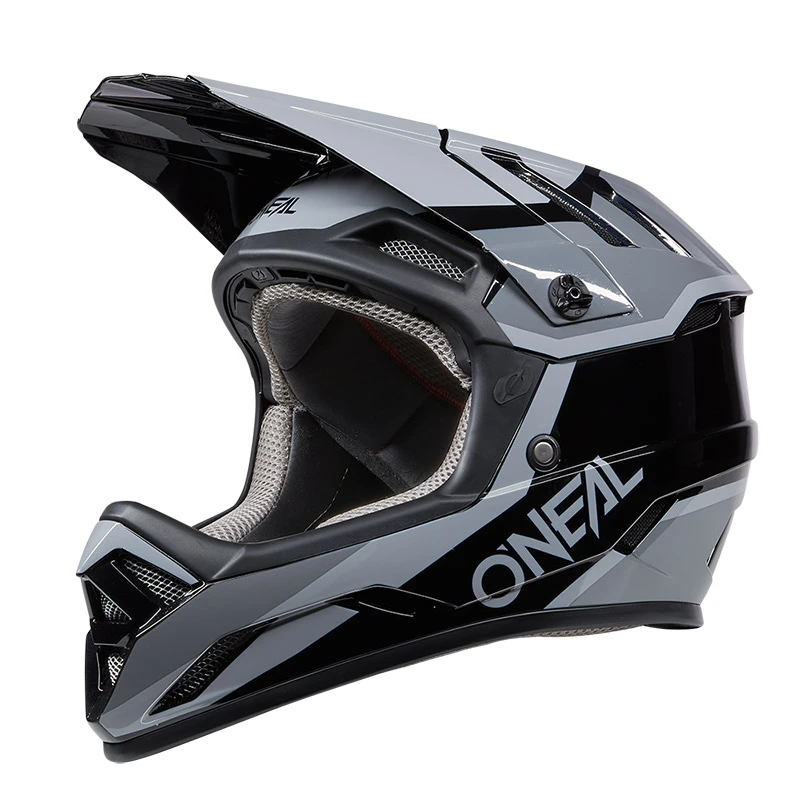Oneal Downhill Casco Bici O Neal Backflip Strike Nero Grigio 1 Oneal Downhill Casco Bici O Neal Backflip Strike Nero Grigio