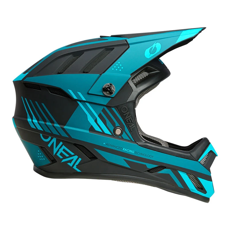 Oneal Downhill Casco O Neal Backflip Strike V.23 Nero Teal 2 Oneal Downhill Casco O Neal Backflip Strike V.23 Nero Teal - immagine 2
