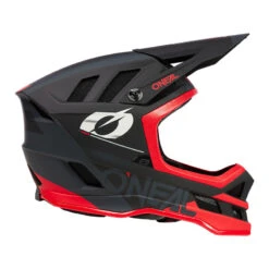 Oneal Downhill Casco O Neal Blade Polyacrylite Haze V.23 Rosso -Biciclette Attrezzature Negozio oneal blade poly haze v23 helmet red 3
