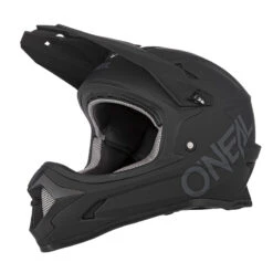 Oneal Downhill Casco Bici O Neal Sonus Solid Nero