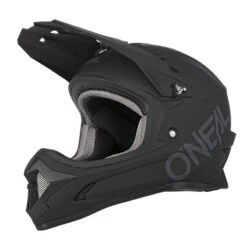 Oneal Downhill Casco Bici O Neal Sonus Youth Solid Nero