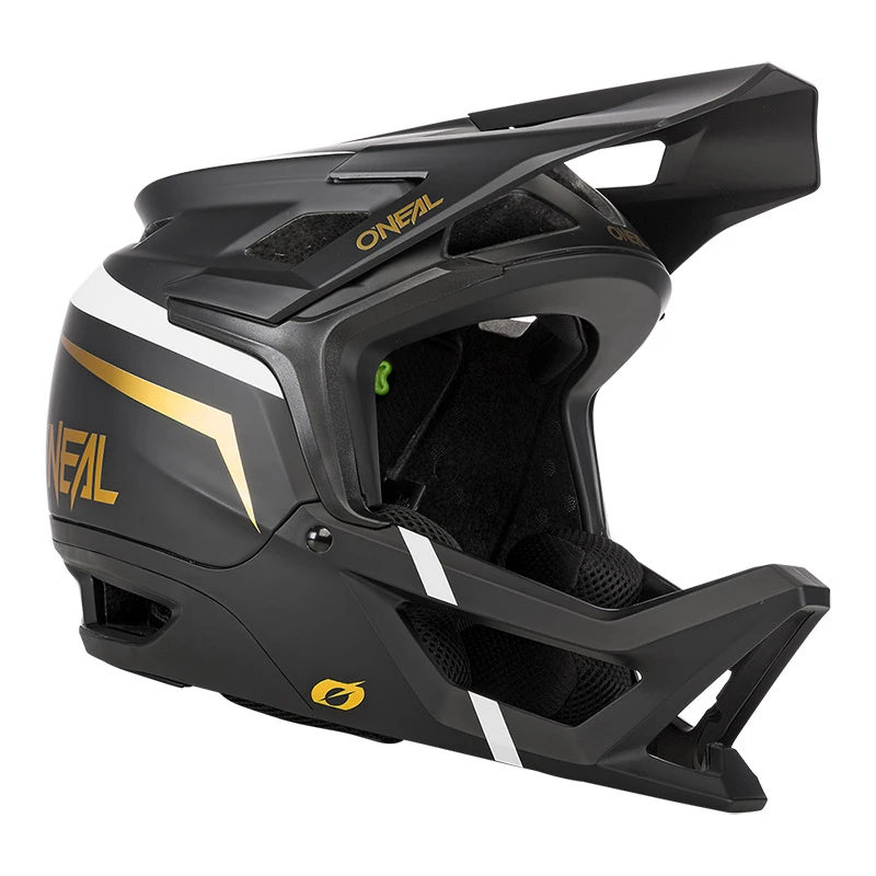 Oneal Downhill Casco Bici O Neal Transition Flash Nero Bianco Oro 2 Oneal Downhill Casco Bici O Neal Transition Flash Nero Bianco Oro - immagine 2