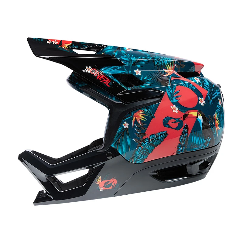 Oneal Downhill Casco Bici O Neal Transition Rio V.22 Rosso 2 Oneal Downhill Casco Bici O Neal Transition Rio V.22 Rosso - immagine 2