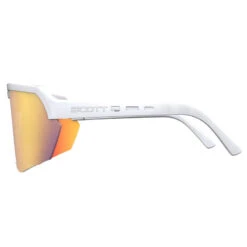Occhiali Scott Sport Shield Bianco Rosso -Biciclette Attrezzature Negozio scott sport shield sunglasses bianco 2