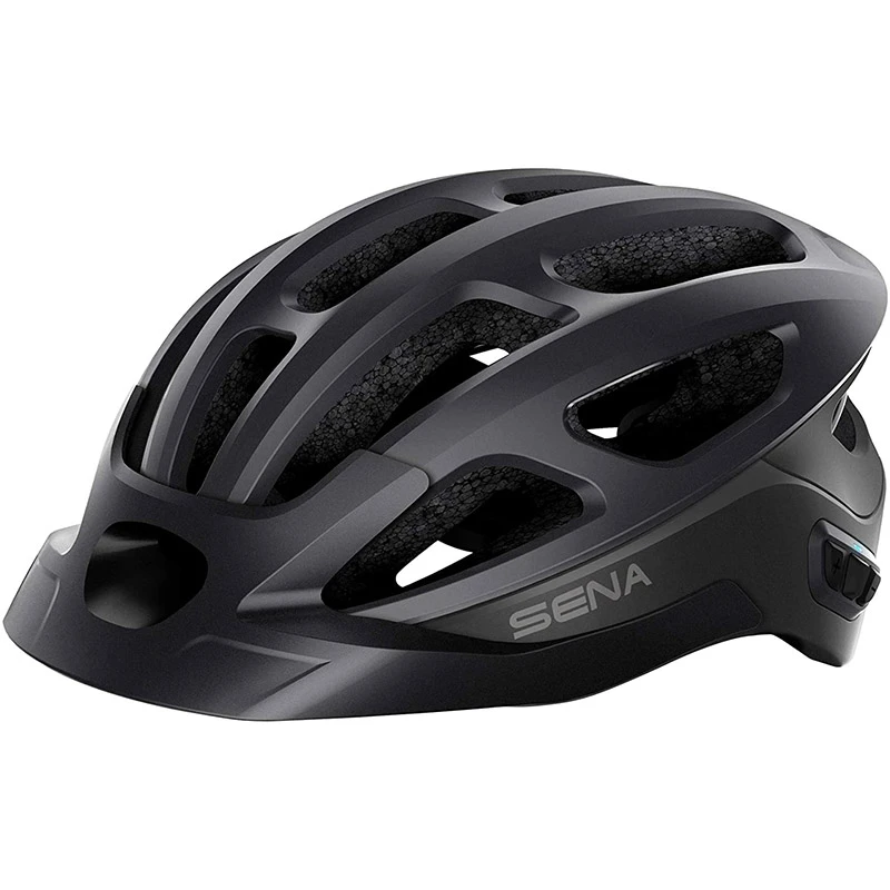 Caschi Bici Strada Casco Ciclismo Sena R1 Evo Smart Nero Opaco 2 Caschi Bici Strada Casco Ciclismo Sena R1 Evo Smart Nero Opaco - immagine 2