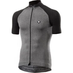 Maglie Maglia Ciclismo Six2 Quota Jersey Grigio Nero