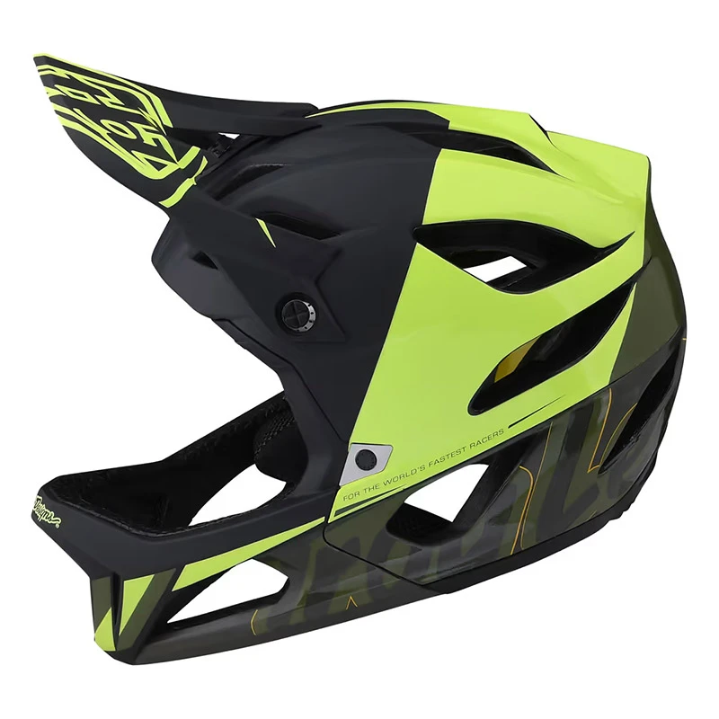 Downhill Casco Bici Troy Lee Designs Nova Nero Giallo 1 Downhill Casco Bici Troy Lee Designs Nova Nero Giallo