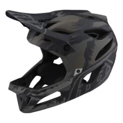 Downhill Casco Bici Troy Lee Designs Stage Mips Brush Nero