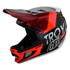 Downhill Troy Lee Designs D4 Composite Qualifier Rosso Argento