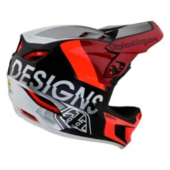 Downhill Troy Lee Designs D4 Composite Qualifier Rosso Argento 6 Downhill Troy Lee Designs D4 Composite Qualifier Rosso Argento -Biciclette Attrezzature Negozio tld 14055903 3
