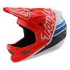 Downhill Casco Troy Lee Designs D3 Fiberlite Silhouette Rosso