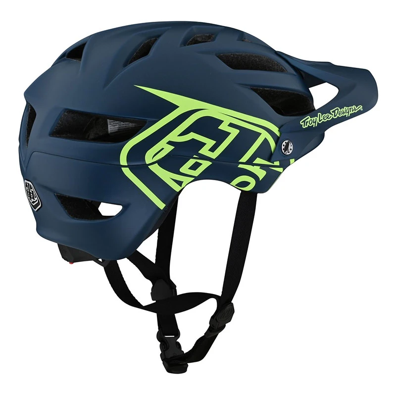 Casco Mtb Troy Lee Designs A1 Drone Blu Verde 2 Casco Mtb Troy Lee Designs A1 Drone Blu Verde - immagine 2