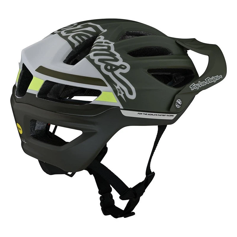 Mtb Casco Troy Lee Designs A2 Mips Silhouette Verde 2 Mtb Casco Troy Lee Designs A2 Mips Silhouette Verde - immagine 2