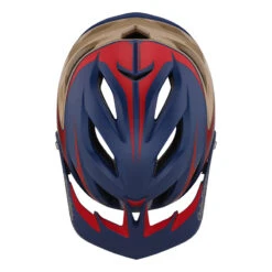 Mtb Casco Troy Lee Designs A3 Mips Fang Blu -Biciclette Attrezzature Negozio tld a3 mips fang blu 3