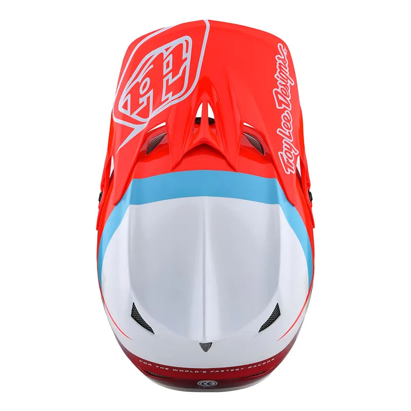 Downhill Casco Troy Lee Designs D3 Fiberlite Slant Rosso 3 Downhill Casco Troy Lee Designs D3 Fiberlite Slant Rosso - immagine 3